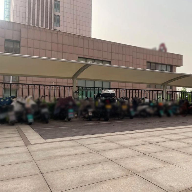 错那县膜结构电动车棚