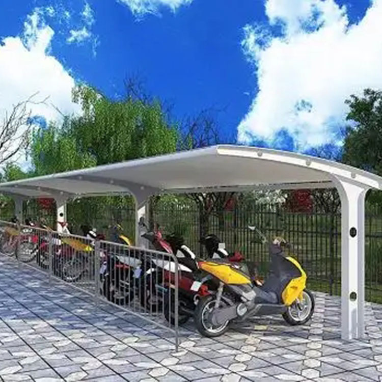 错那县膜结构电动车棚